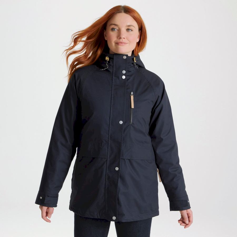 Vestes Craghoppers Saltaire 3 In 1 Femme Bleu Marine | SZR5892MY