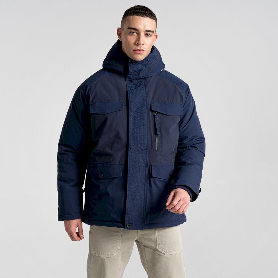 Vestes Craghoppers Sinclair Insulated Homme Bleu Bleu Marine | MKS9384ZK