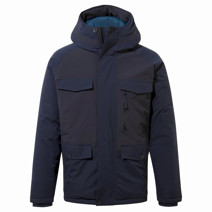 Vestes Craghoppers Sinclair Insulated Homme Bleu Bleu Marine | MKS9384ZK