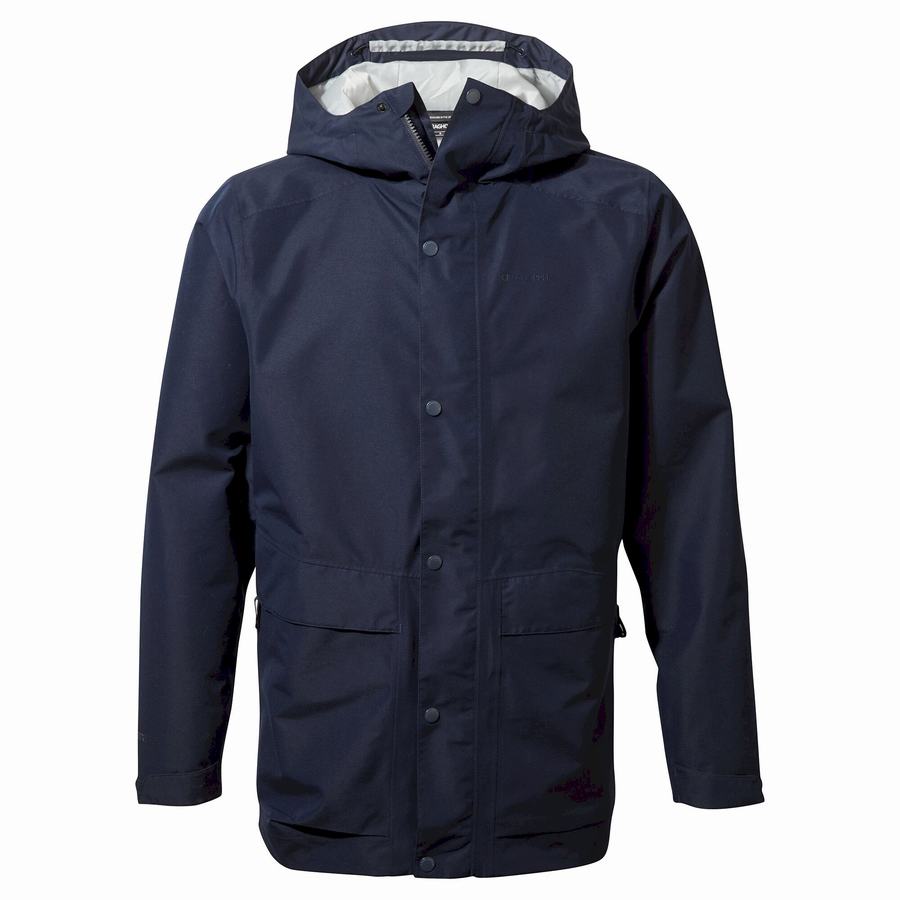 Vestes Craghoppers Talo GORE-TEX Homme Bleu Bleu Marine | PPH132VS