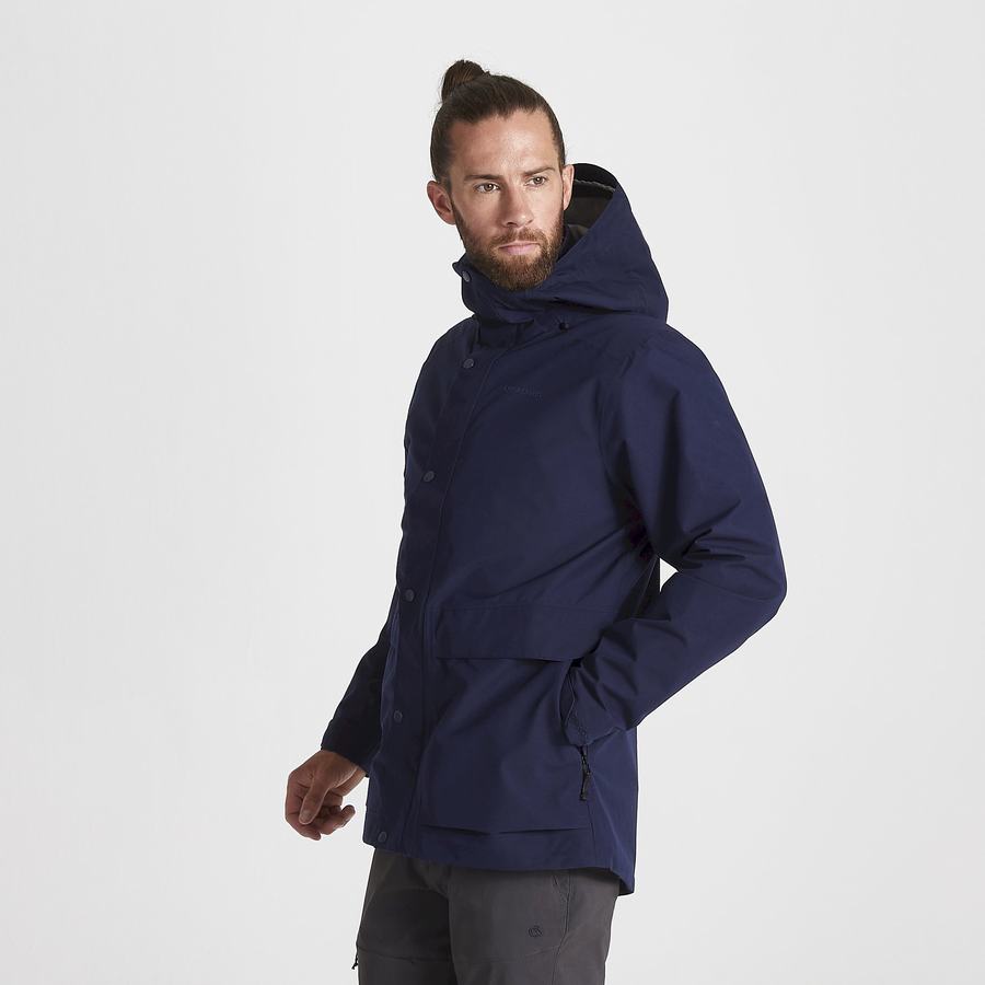 Vestes Craghoppers Talo GORE-TEX Homme Bleu Bleu Marine | PPH132VS