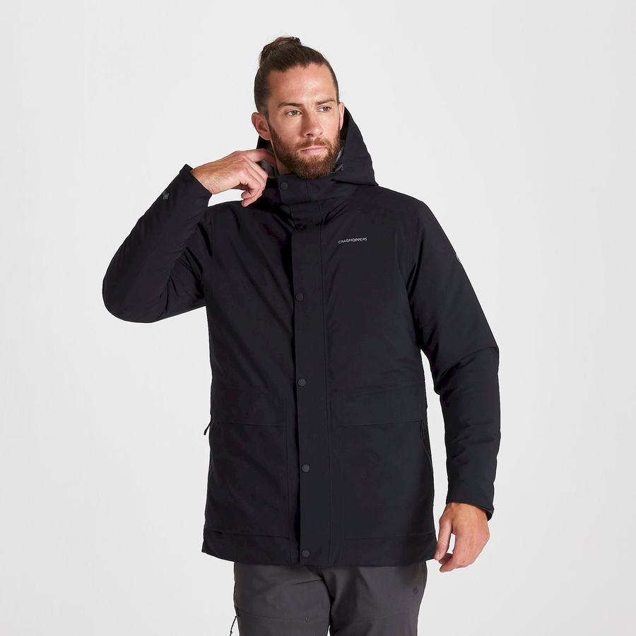 Vestes Craghoppers Talo Thermic GORE-TEX Homme Noir | IWW3237GG