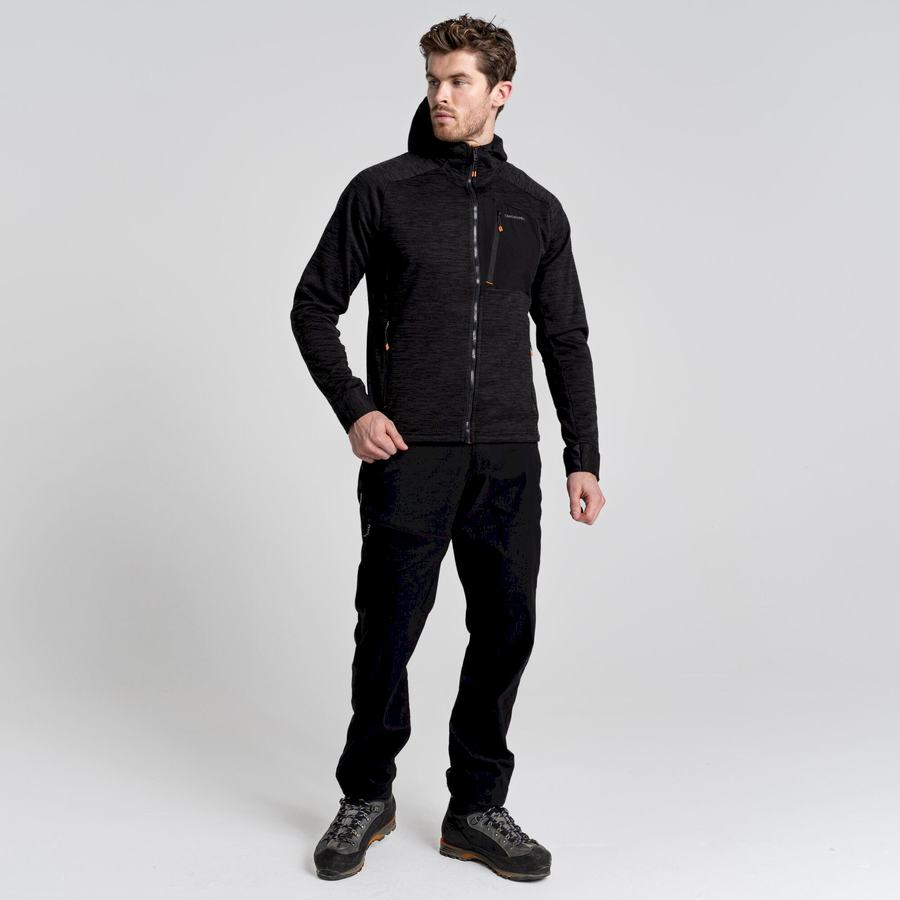 Vestes Craghoppers Tarbert Encapuchonné Homme Noir | YYH6625RO