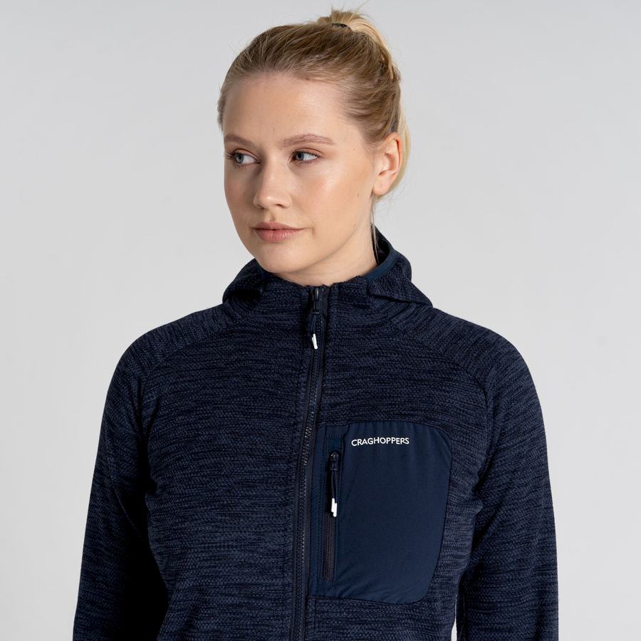 Vestes Craghoppers Trina Encapuchonné Femme Bleu Bleu Marine | DHO803DL