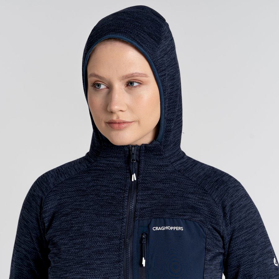 Vestes Craghoppers Trina Encapuchonné Femme Bleu Bleu Marine | DHO803DL