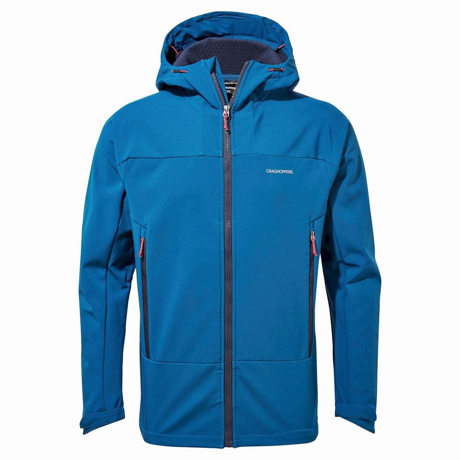 Vestes Craghoppers Tripp Encapuchonné Homme Bleu Marine Bleu | OMW9682GW