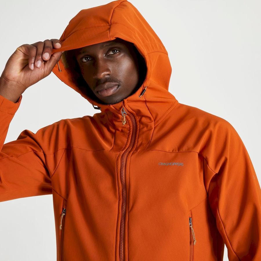 Vestes Craghoppers Tripp Encapuchonné Homme Orange | ZPN3917GX