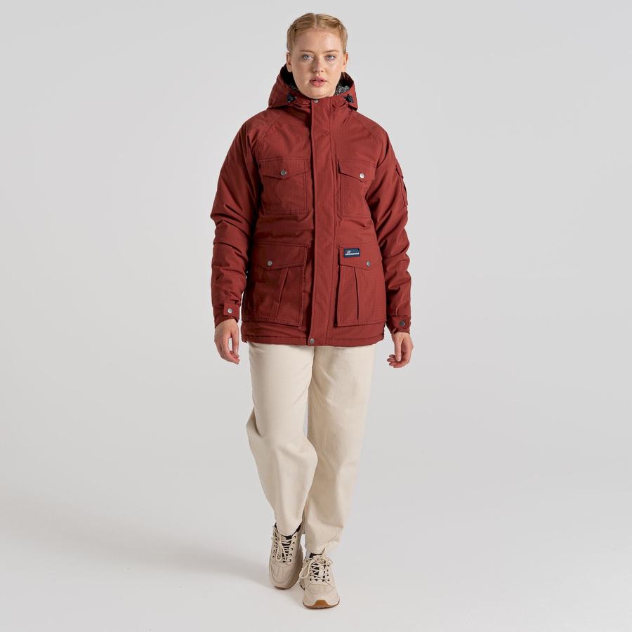 Vestes Craghoppers Waverley Thermic Femme Rouge Foncé | LJW5421YH