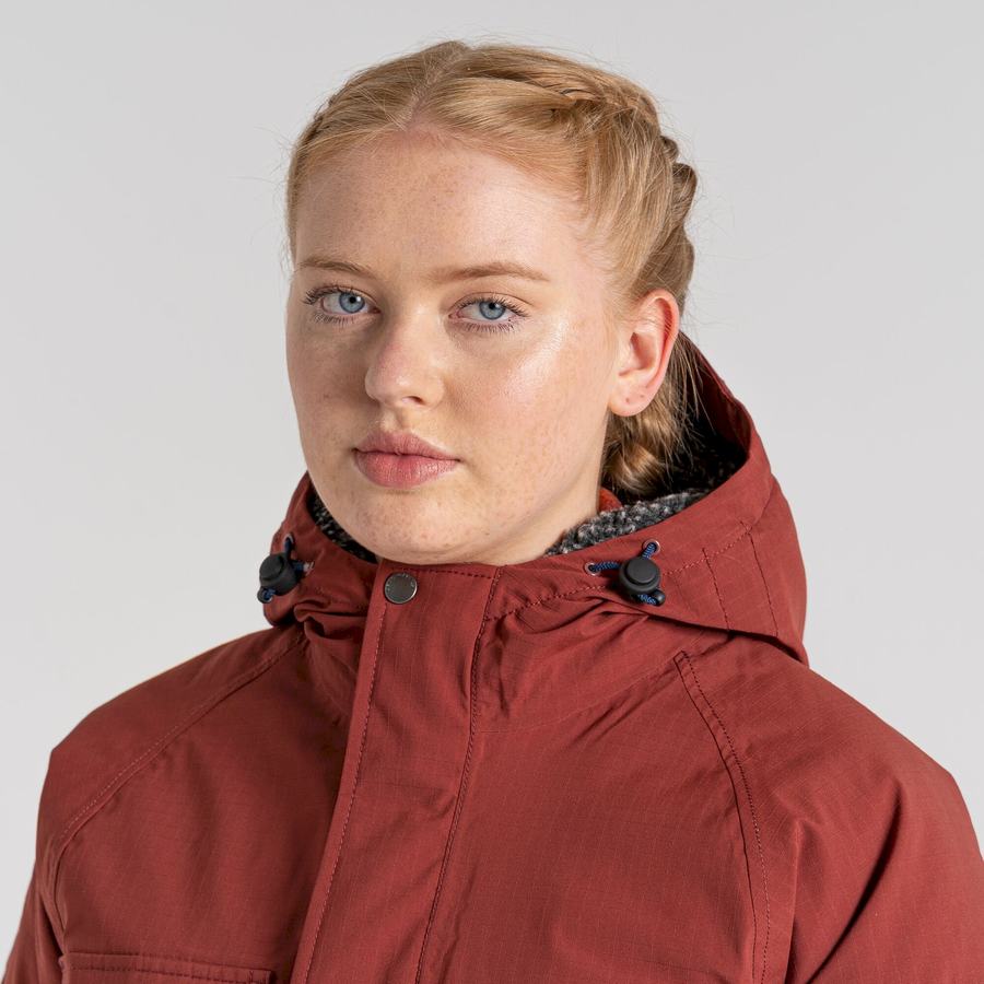 Vestes Craghoppers Waverley Thermic Femme Rouge Foncé | LJW5421YH